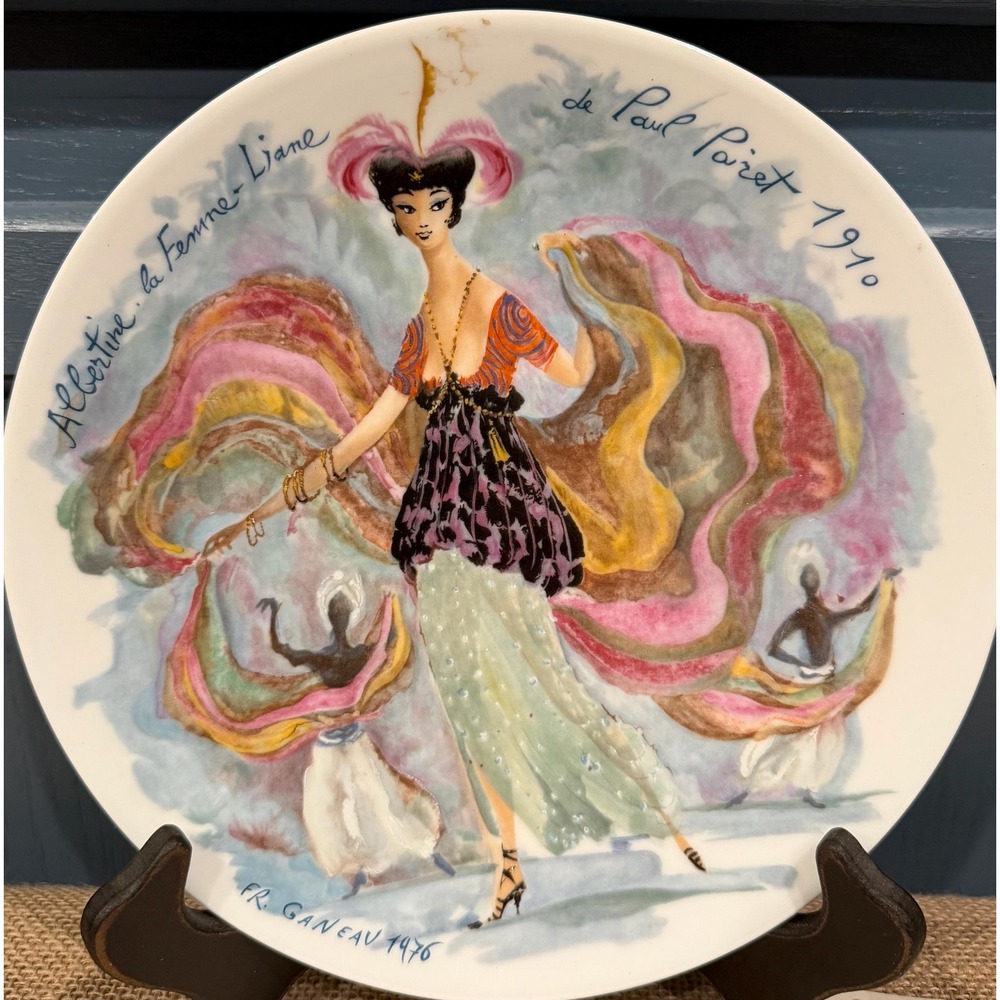 Vintage 8.5" Gaveav 1976 Collector Plate Liam's De Pairet - Picture 4 of 5
